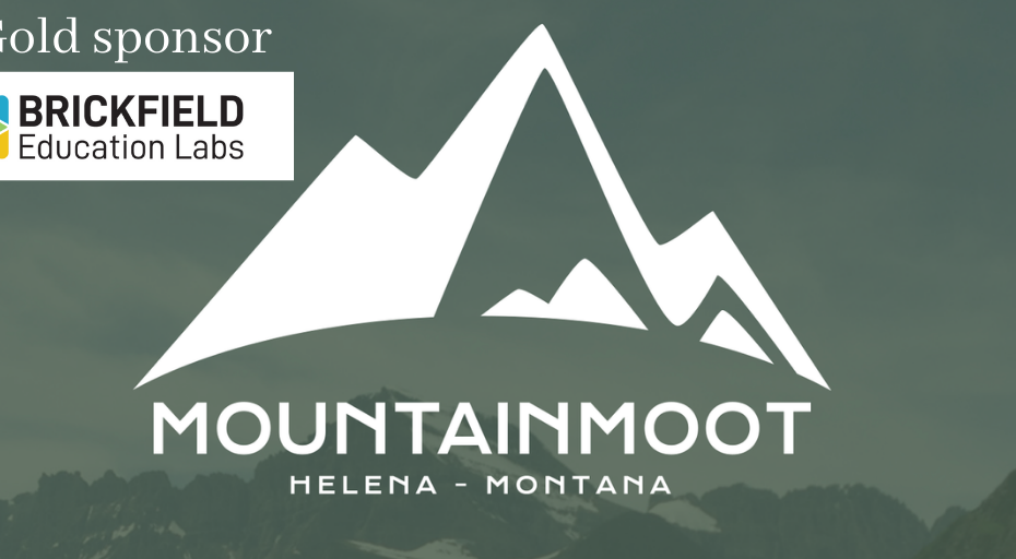 Mountain moot poster with brickfield logo as gold sponsor