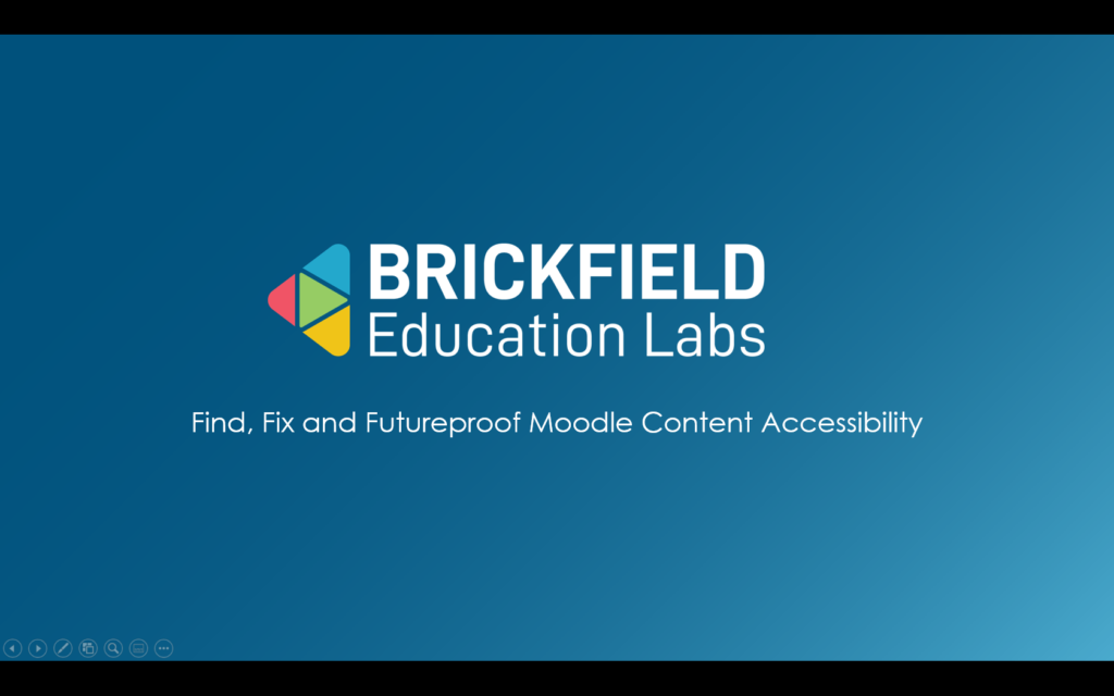Brickfield Education Labs - Find, Fix, and Futureproof Moodle Course Content.