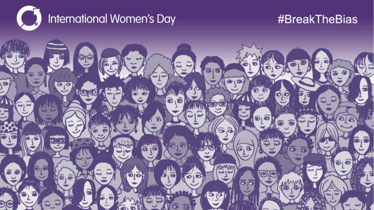International Women's Day #BreakTheBias graphic